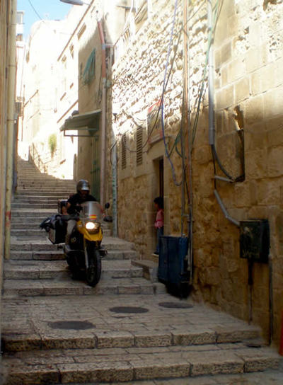 Recorrido por la Ciudad vieja de Jerusalén sin bajarse de la moto