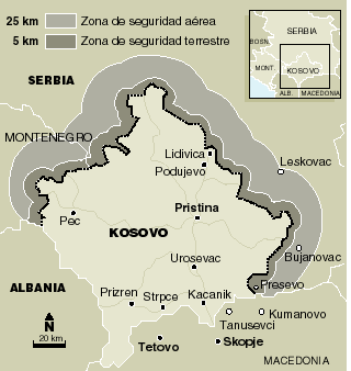 Los combates entre macedonios y albaneses alcanzan el interior de Tetovo