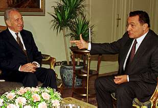 Mubarak anuncia un posible alto el fuego entre israelíes y palestinos