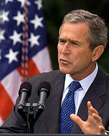 Bush insta a la generosidad con las víctimas de los atentados