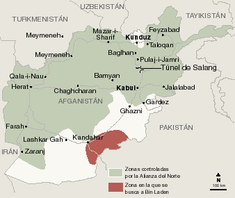 La Alianza del Norte prepara el asalto final al enclave de Kunduz