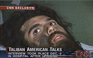 Imágenes de la entrevista realizada por la CNN a John Walker.