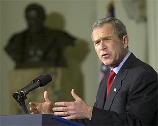 Bush anuncia su apoyo a la investigación de Enron