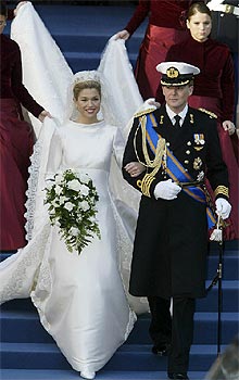 Fuertes medidas de seguridad presiden la boda del heredero holandés con su novia