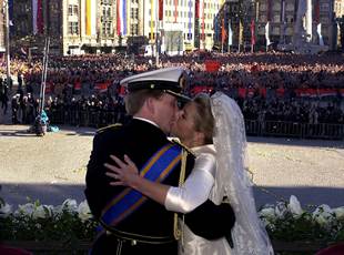 Fuertes medidas de seguridad presiden la boda del heredero holandés con su novia