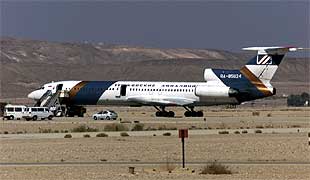 Imagen de un Tupólev como el que se ha estrellado en Irán.