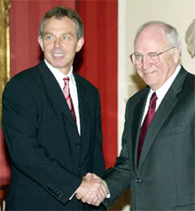 Cheney y Blair insisten en la "amenaza" iraquí
