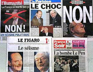 PP, PSOE e IU muestran su preocupación por el voto "racista y antieuropeo" de Le Pen