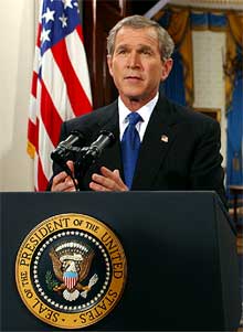 Bush anuncia la creación de un 'superministerio' para combatir el terrorismo