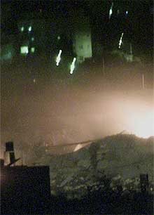 El Ejército israelí dinamita la sede del Gobierno palestino en Hebrón