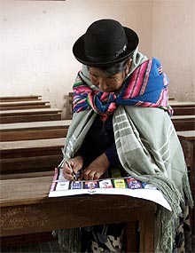 El Congreso de Bolivia elegirá al presidente tras los reñidos comicios