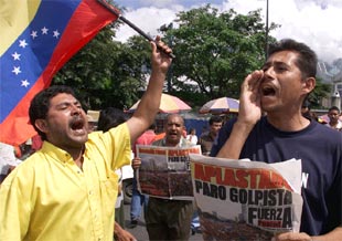 La oposición venezolana reta a Chávez con la tercera huelga general en menos de un año