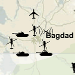 Sadam Husein arenga al "pueblo heroico" de Irak y le promete una pronta "victoria sobre el mal"