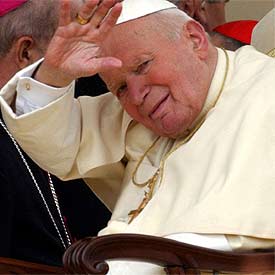 El Papa Juan Pablo II.