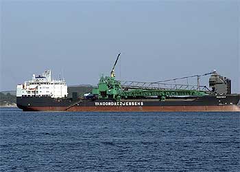 Imagen de archivo del carguero noruego siniestrado cerca de Bergen.