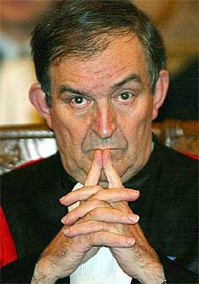 El juez antiterrorista Jean-Louis Bruguiere, uno de los encargados de investigar el chantaje del grupo AZF al Gobierno francés.