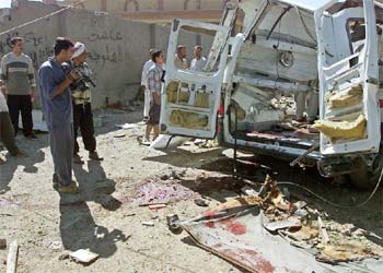 Los  marines  no entran en la ciudad suní de Faluya desde abril.