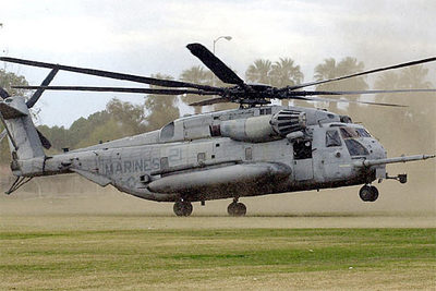 Un CH-53  Stallion  como el que se ha estrellado cerca de Jordania.