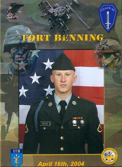 Dustin R. Donica, en una foto facilitada por la familia.