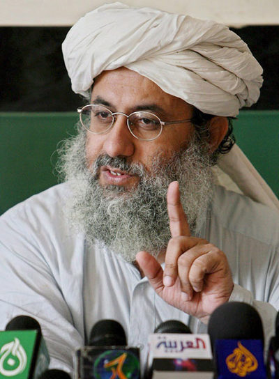 El clérigo radical, Rashid Ghazi, durante una conferencia de prensa en el mes de junio pasado.