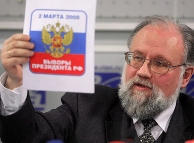 El presidente de la Comisión Electoral rusa, Vladimir Churtov