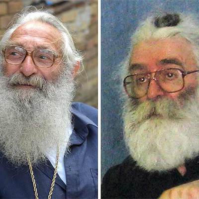 El curandero guarda un gran parecido con el presunto criminal de guerra serbobosnio