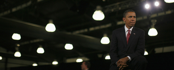 El candidato demócrata a la presidencia, Barack Obama, durante un mitin en Carolina del Norte