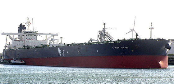 Foto de archivo del 'Sirius Star', una embarcación de unos 330 metros de eslora, secuestrada por piratas somalíes en la costa este de África