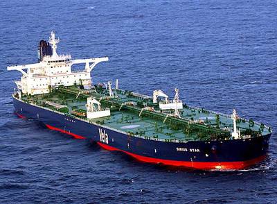 Imagen de archivo del petrolero 'Sirius Star', liberado hoy por los piratas somalíes