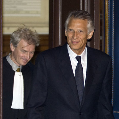 Dominique de Villepin llega al tribunal que juzga el  caso Clearstream,  el pasado 21 de octubre.