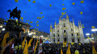 Miles de personas protestan contra el racismo en la primera huelga de inmigrantes en Italia