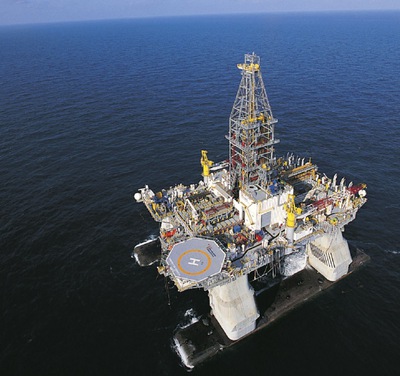 Fotografía de archivo de la plataforma petrolífera estadounidense 'Deepwater Horizon'.