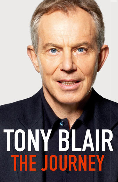 Portada del libro de memorias de Tony Blair,  The Journey .