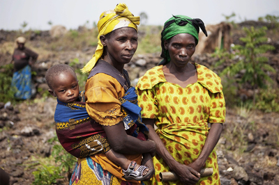 Mujeres de la región de Kivu Norte, en Congo.