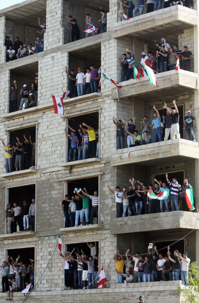 FOTOGALERIA: Los libaneses aclaman a Ahmadineyad