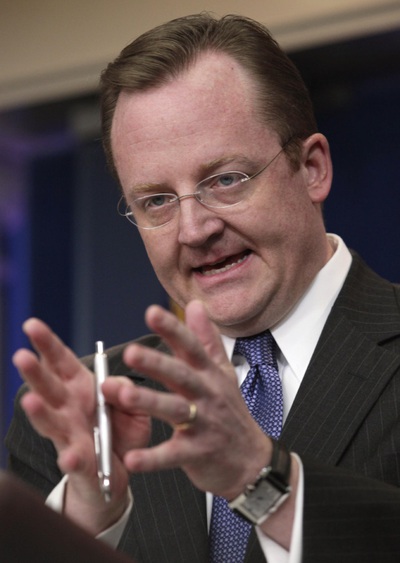 El portavoz de la Casa Blanca en su comparecencia sobre la posición de EE UU en las revueltas de Egipto.