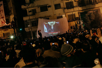 FOTOGALERIA: Expectación ante el discurso