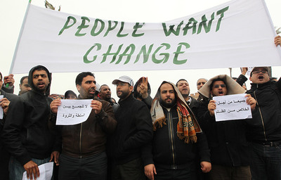 FOTOGALERIA: 'La gente quiere el cambio', lema de los manifestantes