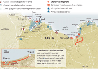 Gadafi reta a la ONU a que envíe una comisión de investigación