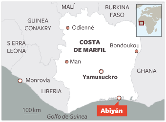 Las tropas de Ouattara se repliegan tras lanzar una ofensiva contra la residencia de Gbagbo