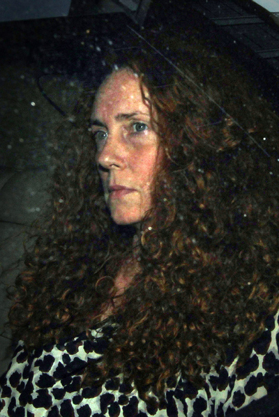 Rebekah Brooks, a su salida de la redacción de  News of the World  el pasado día 7.