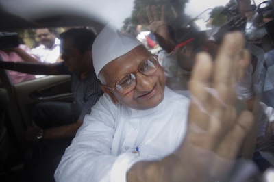 FOTOGALERIA: Anna Hazare, el activista contra la corrupción en India
