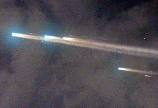 La 'Mir' desaparece en una lluvia de fragmentos incandescentes sobre el Pacífico