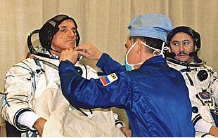 El primer turista espacial partirá hacia la Estación Internacional el próximo 28 de abril