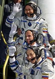 La 'Soyuz' parte hacia la ISS con el primer 'turista espacial' de la historia