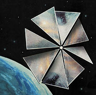 Rusia lanza con éxito el primer velero solar