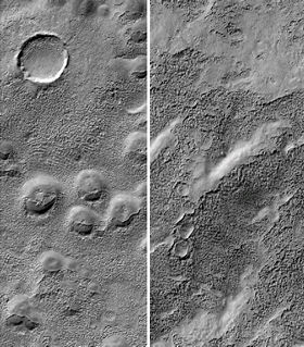 Científicos de EE UU anuncian la posible existencia de hielo bajo la superficie de Marte