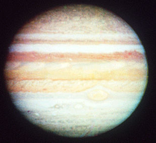 Imagen de Plutón tomada por el telescopio  Hubble .