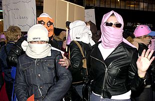 Madrid acoge la primera manifestación de prostitutas que se celebra en España