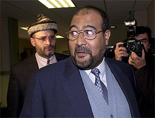 El imán de Fuengirola, Mohamed Kamal Mostafa, a su llegada a los juzgados de Barcelona.